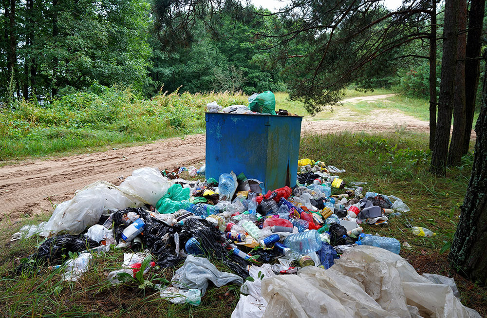 fly tipped rubbish