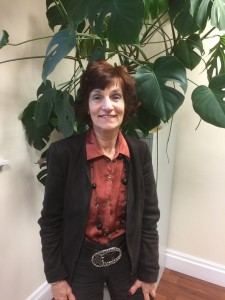 Glenda Wheeldon in the board room February 2017