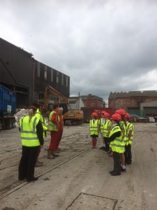 wheeldon brothers showing heap bridge primary school around the waste and recycling centre