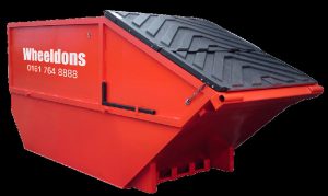 Rear end loader trade bins for hire