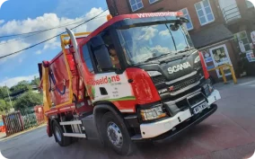 Wheeldons New Skip Wagon Serving the North West